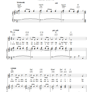 Harold Arlen Let's Fall In Love Musik Noten - Piano, Vocal & Guitar Chords - 110651-0