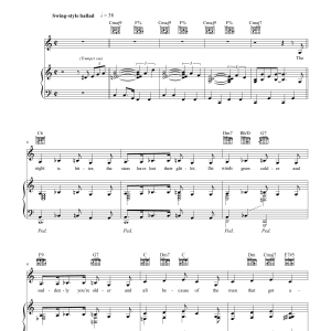 Harold Arlen The Man That Got Away Musik Noten - Piano Solo - 151511-0