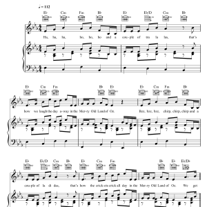 Harold Arlen The Merry Old Land Of Oz Musik Noten - Piano, Vocal & Guitar Chords - 121269-0