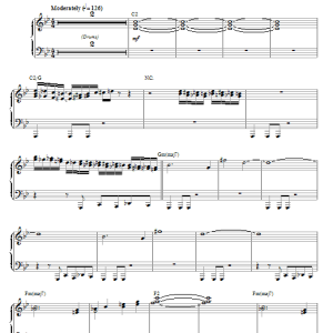 Harry Manfredini Friday The 13th Theme Musik Noten - Easy Guitar Tab - 161099-0
