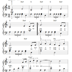 Harry Warren I Only Have Eyes For You Musik Noten - Piano Solo - 150733-0
