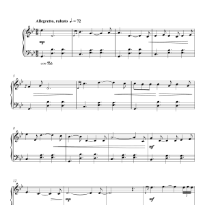 Hauschka They Made Us Leave Musik Noten - Piano Solo - 123032-0