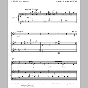 Heather Sorenson and Joseph M. Martin Stained Glass Musik Noten - SATB Choir - 150545-0