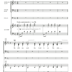 Heather Sorenson Be Still My Soul Musik Noten - SATB Choir - 150956-0