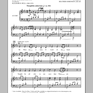Heather Sorenson Be Thou My Vision Musik Noten - SATB Choir - 89018-0