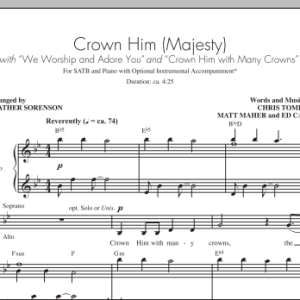 Heather Sorenson Crown Him (Majesty) Musik Noten - SATB Choir - 150841-0