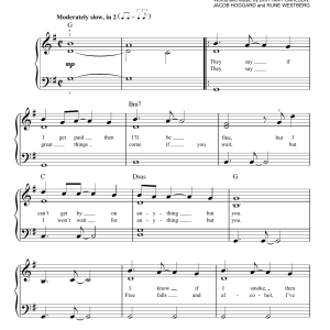 Hedley Pocket Full Of Dreams Musik Noten - Easy Piano - 161148-0