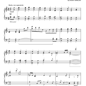 Henry Mancini Glass Menagerie Musik Noten - Piano Solo - 155332-0