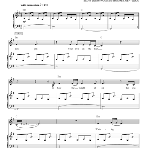 Hillsong Worship Love On The Line Musik Noten - Piano & Vocal - 165008-0