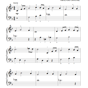 Hoagy Carmichael The Nearness Of You Musik Noten - Very Easy Piano - 179178-0