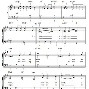 Howard Dietz Alone Together Musik Noten - Piano, Vocal & Guitar Chords - 152502-0
