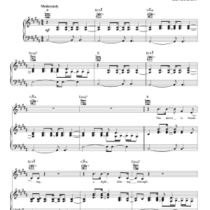 Howie Day Collide Musik Noten - Piano, Vocal & Guitar Chords - 161533-0
