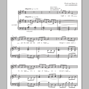 Ian Assersohn Light A Candle Musik Noten - SATB Choir - 81407-0