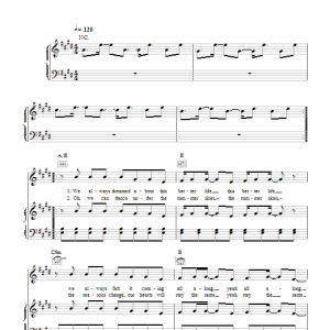 Icona Pop All Night Musik Noten - Piano, Vocal & Guitar Chords - 117294-0