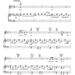 Idina Menzel I Stand Musik Noten - Piano, Vocal & Guitar Chords - 154960-0