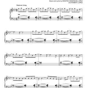 Idina Menzel Let It Go [Jazz version] (from Frozen) Musik Noten - Piano Solo - 164417-0