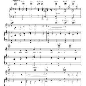 Irving Berlin Let's Face The Music And Dance Musik Noten - Easy Piano - 116982-0