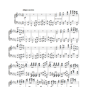 Isaac Albéniz Scherzo Musik Noten - Piano Solo - 111230-0