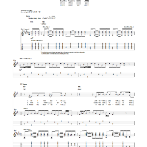 Jack Johnson As I Was Saying Musik Noten - Guitar Tab - 151548-0