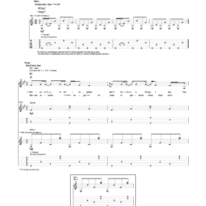 Jack Johnson Don't Believe A Thing I Say Musik Noten - Guitar Tab - 151554-0