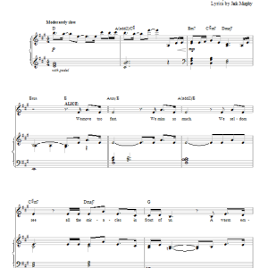 Jack Murphy Finding Wonderland Musik Noten - Piano & Vocal - 156403-0