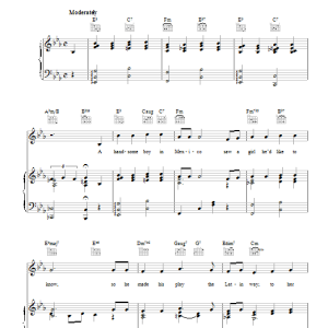 Jack Smith Senora Musik Noten - Piano, Vocal & Guitar Chords - 110323-0