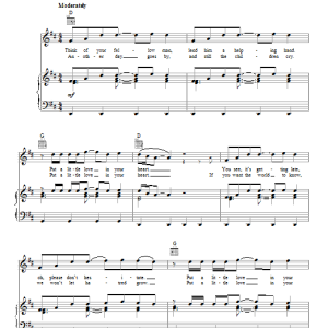 Jackie DeShannon Put A Little Love In Your Heart Musik Noten - Big Note Piano - 151056-0
