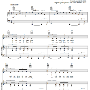 Jacques Brel If We Only Have Love (Quand On N'a Que L'amour) Musik Noten - Ukulele - 155581-0