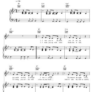 James Arthur Say You Won't Let Go Musik Noten - Piano, Vocal & Guitar Chords - 123733-0