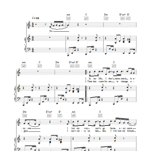 James Morrison One Last Chance Musik Noten - Easy Piano - 110572-0