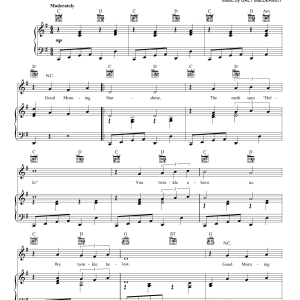 James Rado Good Morning Starshine Musik Noten - Piano Solo - 150737-0