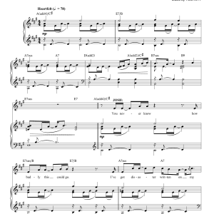 James Snyder You Never Know (from If/Then: A New Musical) Musik Noten - Piano & Vocal - 155160-0