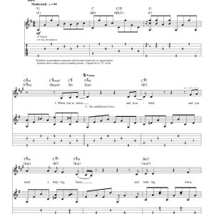 James Taylor You've Got A Friend Musik Noten - Piano Chords/Lyrics - 87332-0