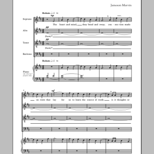 Jameson Marvin A Love Song To Polly Musik Noten - SATB Choir - 154020-0