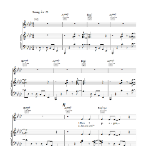 Jane Monheit Taking A Chance On Love Musik Noten - Piano, Vocal & Guitar Chords - 116828-0