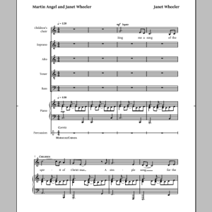 Janet Wheeler The Spirit Of Christmas Musik Noten - SATB Choir - 156077-0