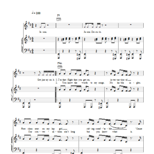 Jason Derulo Talk Dirty Musik Noten - Piano, Vocal & Guitar Chords - 117102-0