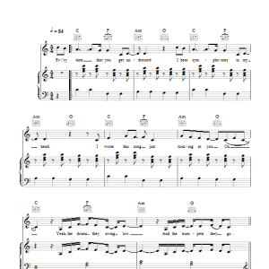 Jason Derulo Trumpets Musik Noten - Piano, Vocal & Guitar Chords - 117719-0