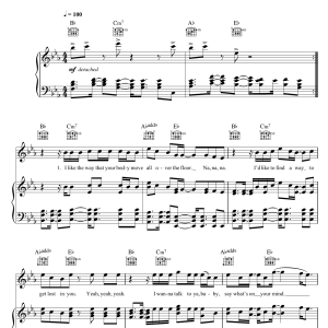Jason Derulo Try Me (featuring Jenifer Lopez) Musik Noten - Piano, Vocal & Guitar Chords - 121575-0