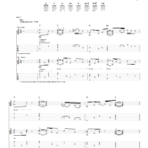 Jason Mraz The Woman I Love Musik Noten - Easy Guitar Tab - 151569-0