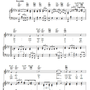J.B.F. Wright Precious Memories Musik Noten - Piano Chords/Lyrics - 161419-0