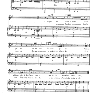 Jean-Max Riviere Adieu L'annee Musik Noten - Piano & Vocal - 116957-0