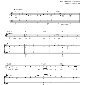 Jeanine Tesori When Words Fail Musik Noten - Piano & Vocal - 156372-0