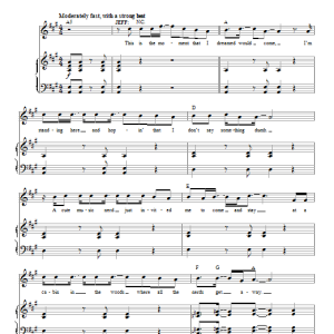 Jeff Bowen Kick Me Musik Noten - Piano & Vocal - 153138-0