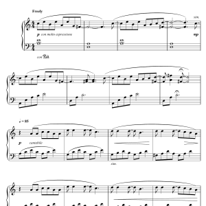 Jennifer Ann Keller Mad World Musik Noten - Piano Solo - 123213-0