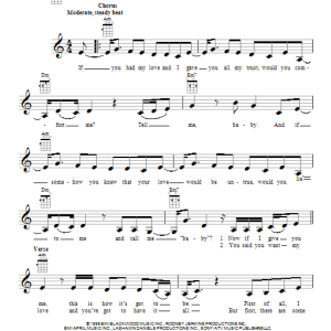 Jennifer Lopez If You Had My Love Musik Noten - Ukulele - 151904-0