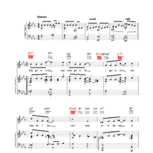 Jerome Kern Can't Help Lovin' Dat Man Musik Noten - Easy Piano - 105695-0