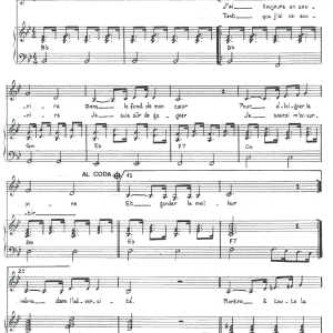Jim Larriaga J'ai Toujours un Sourire Musik Noten - Piano & Vocal - 119600-0