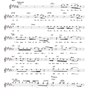 Jimi Hendrix Crosstown Traffic Musik Noten - Bass Guitar Tab - 178704-0