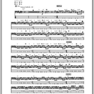 Jimi Hendrix Jelly 292 Musik Noten - Bass Guitar Tab - 150437-0